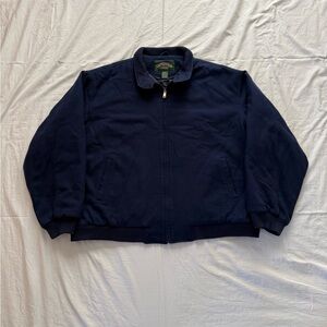 Vintage Cambridge Classics wool blend zip up quilt lined coat/jacket Mens XL